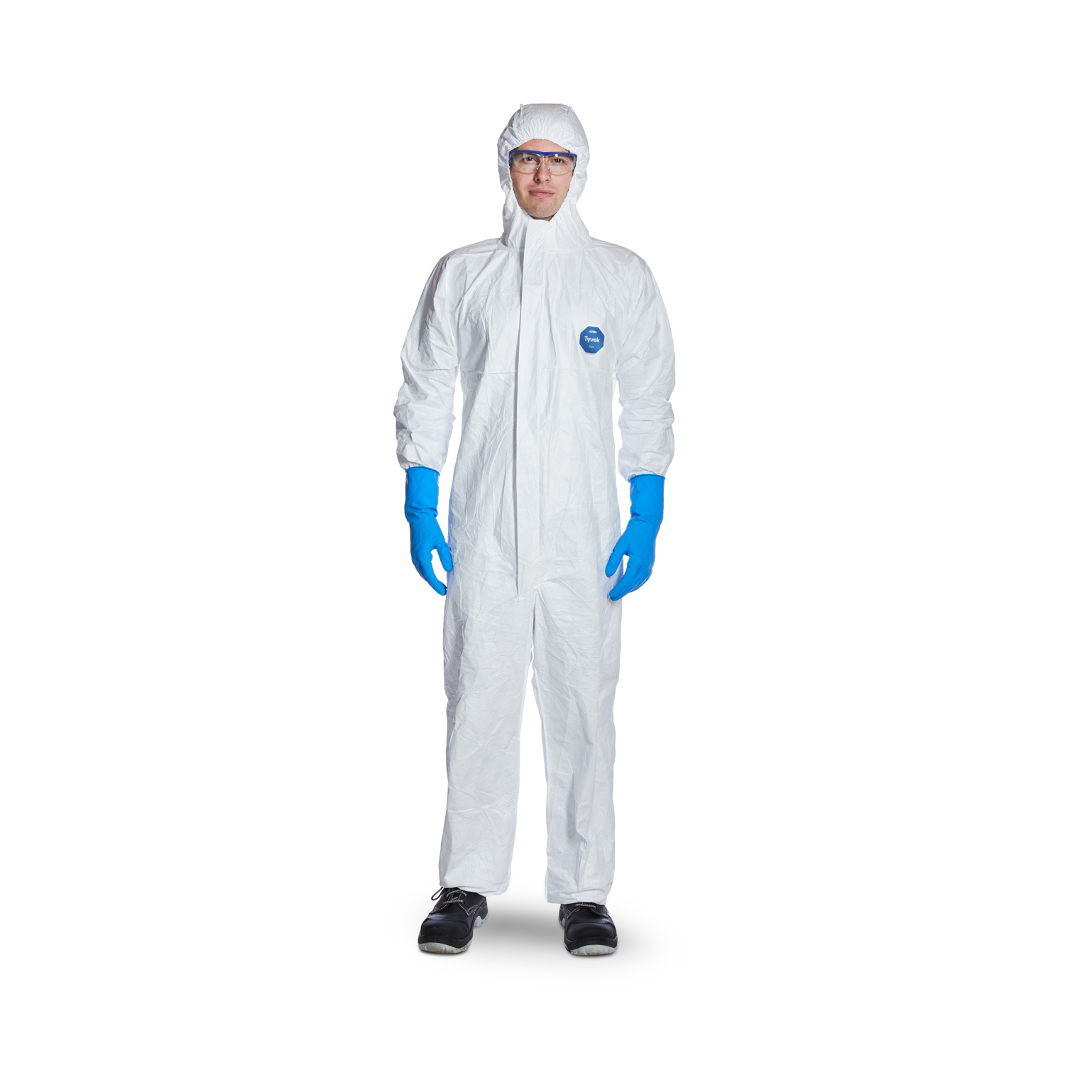 Tyvek Combinaison en Tyvek Avec Capuchon et Bottes L/XL